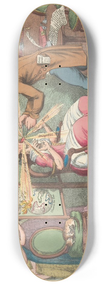 Charles Williams - The Tractors 8.25 inch art skate deck