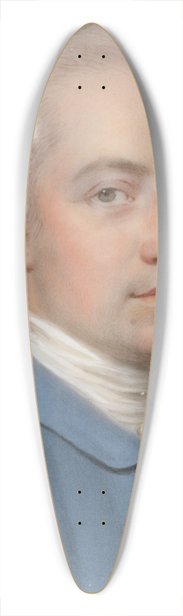 John Smart - Portrait of a Gentleman 39.3 inch art pintail longboard deck
