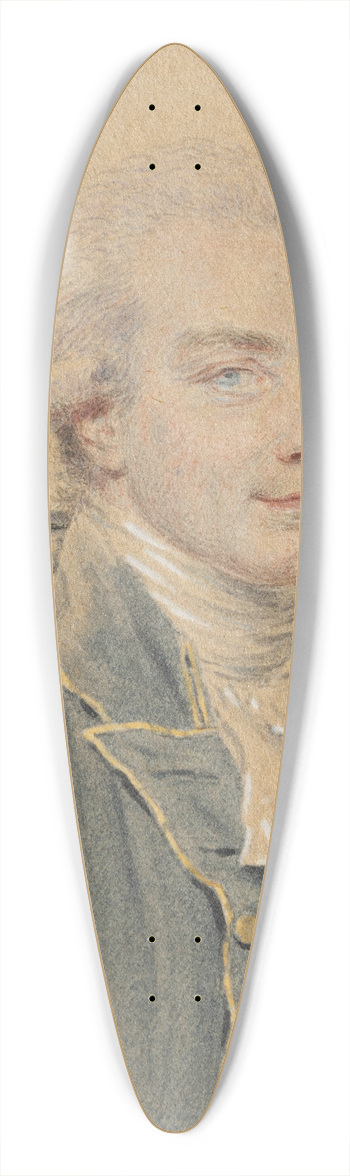 John Smart - Portrait of Sir John Macpherson, 1st Baronet, Governor-General of India 39.3 inch art pintail longboard deck
