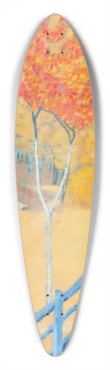 John Sten - Hstlandskap 39.3 inch art pintail longboard deck