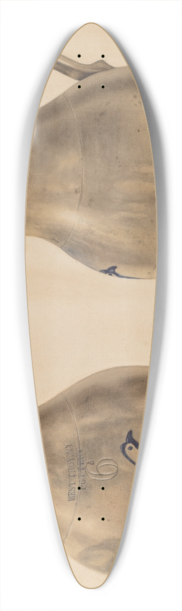 John Tarantino - Pitcher 39.3 inch art pintail longboard deck
