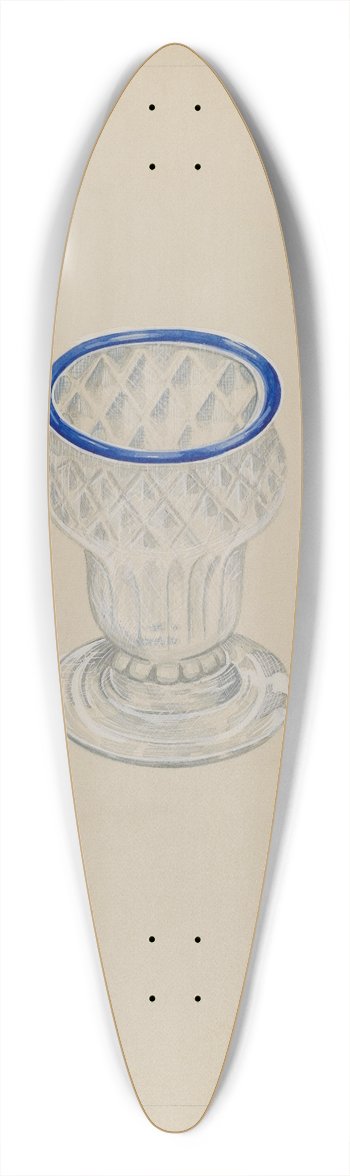 John Tarantino - Salt Cellar 39.3 inch art pintail longboard deck