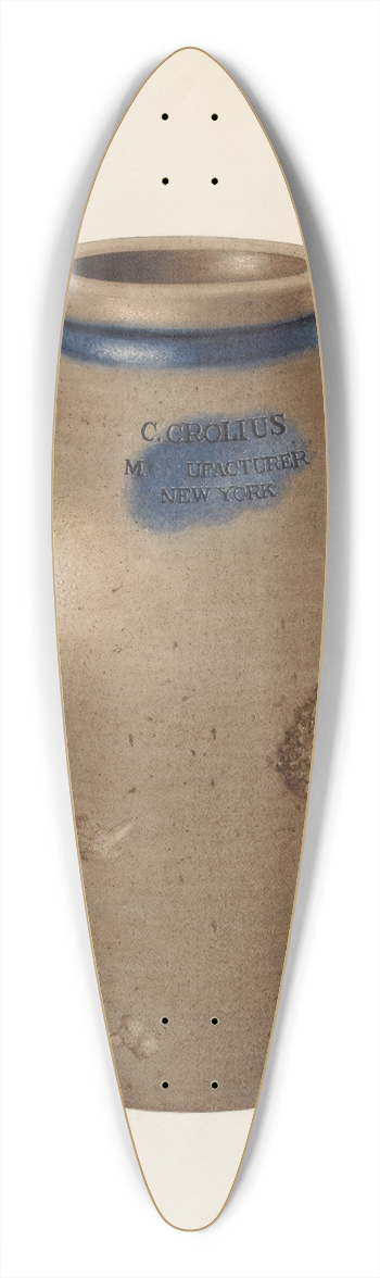 John Tarantino - Vase 39.3 inch art pintail longboard deck
