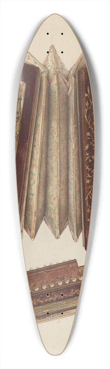 John Thorsen - Womans Accordian 39.3 inch art pintail longboard deck