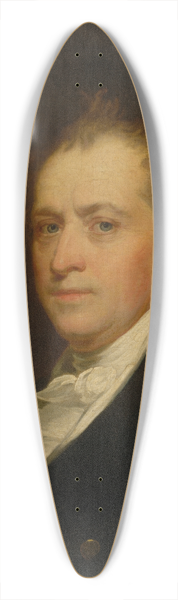 John Vanderlyn - Oliver Wolcott, Jr. 39.3 inch art pintail longboard deck