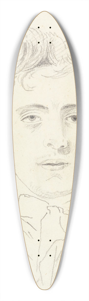 John Varley - John Sell Cotman 39.3 inch art pintail longboard deck