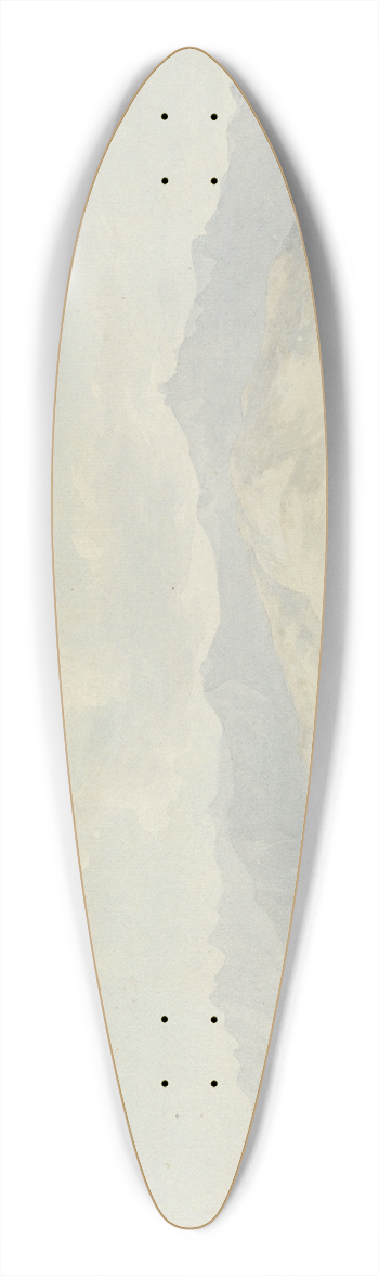 John Warwick Smith - Isola Madre, Lago Maggiore 39.3 inch art pintail longboard deck