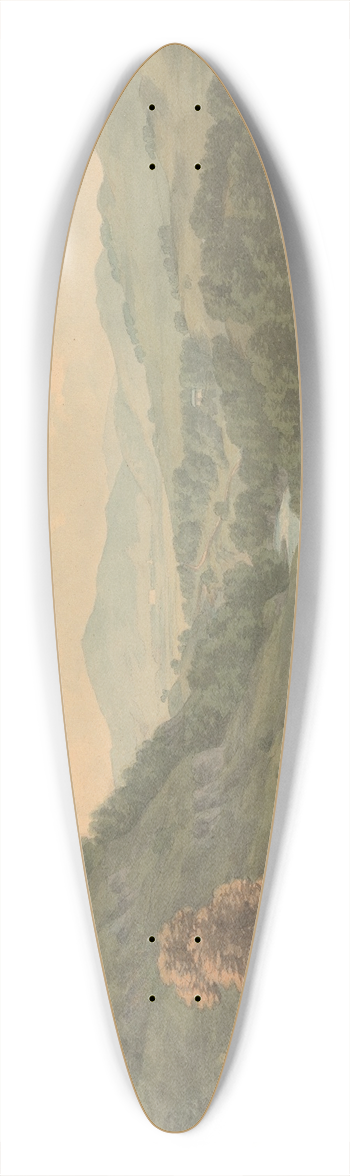 John Warwick Smith - The Pass of Killiecrankie 39.3 inch art pintail longboard deck