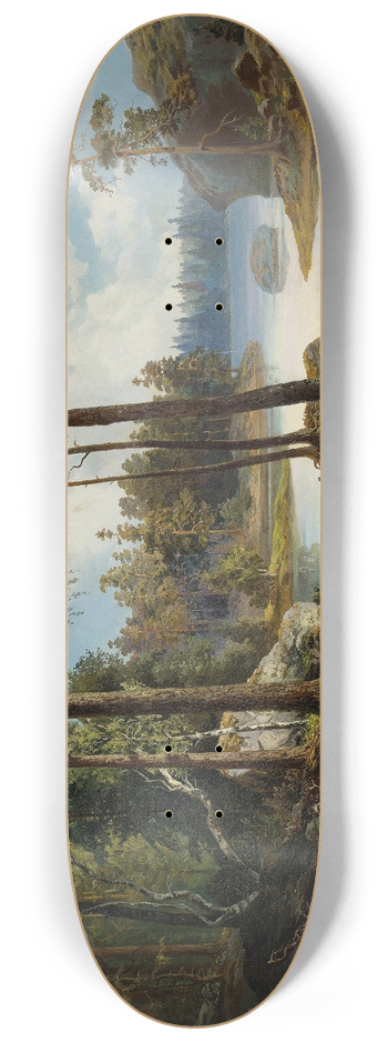 Charles XV of Sweden - View from Vrmd 8.25 inch art skate deck