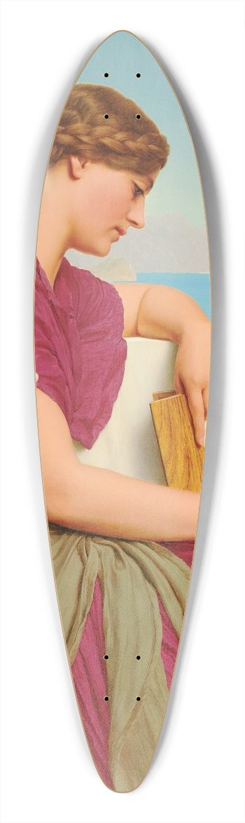 John William Godward - The Answer 39.3 inch art pintail longboard deck