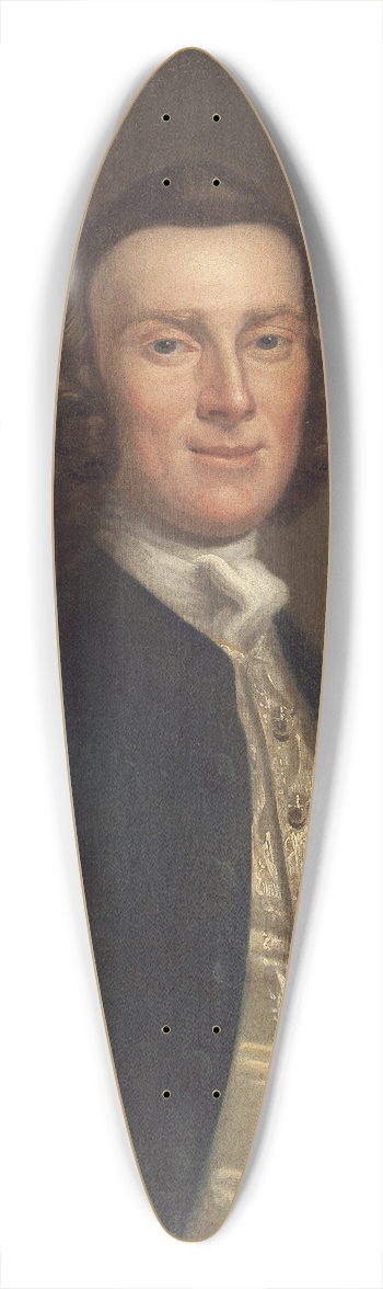 John Wollaston - John Stevens 39.3 inch art pintail longboard deck