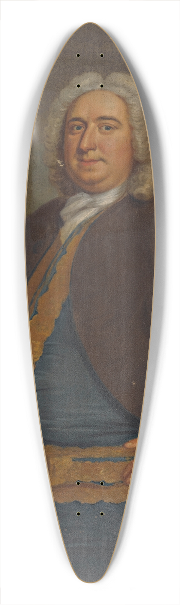John Wollaston - Portrait of a Ship Owner 39.3 inch art pintail longboard deck