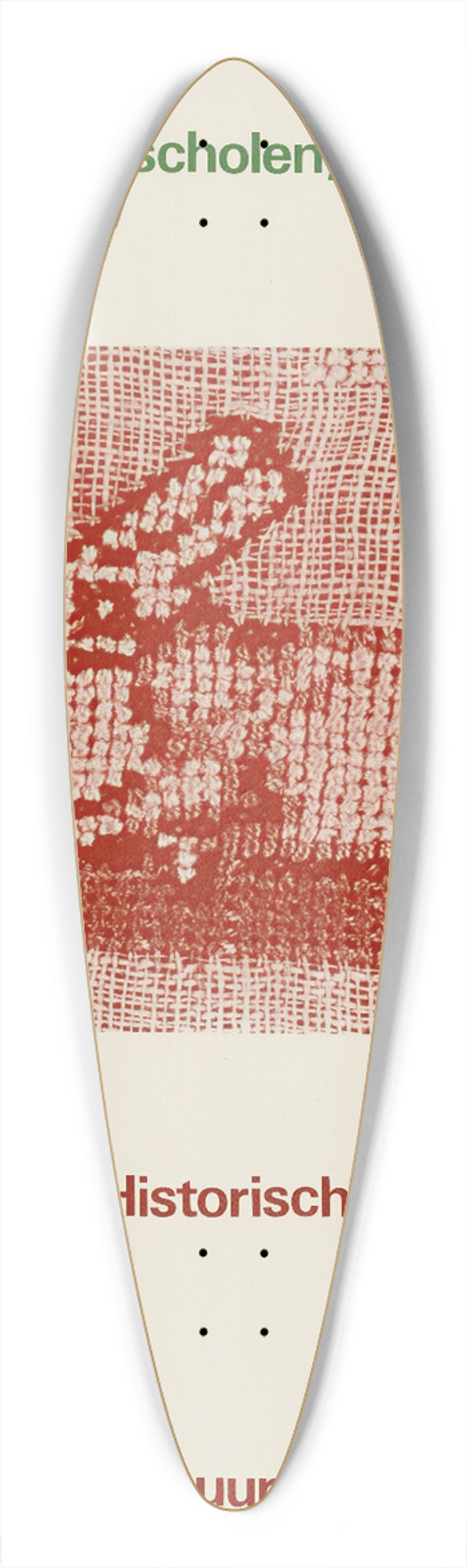 Jolijn van de Wouw - Merk- en stoplappen 39.3 inch art pintail longboard deck