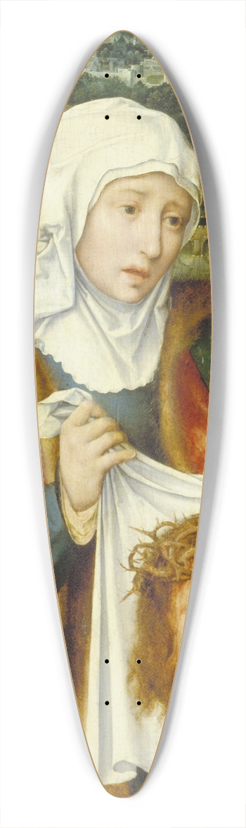 Joos Van Cleve - Saint Veronica Displaying the Sudarium 39.3 inch art pintail longboard deck
