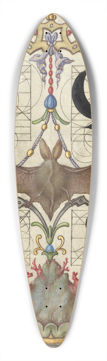 Joris Hoefnagel - Guide for Constructing the Letters  and tironian et 39.3 inch art pintail longboard deck