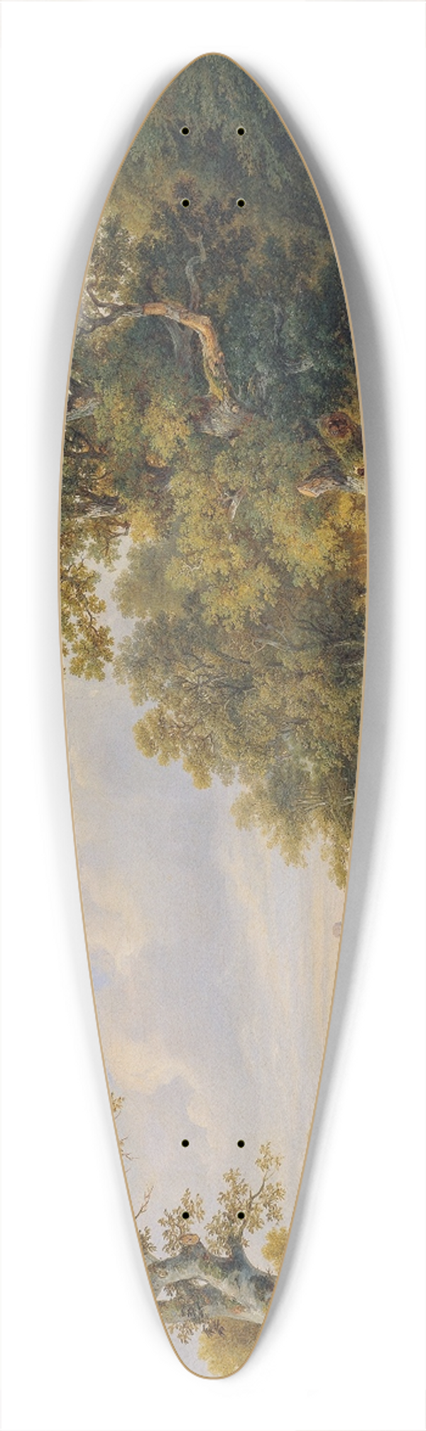 Josef Altenkopf - Waldpartie bei Mdling 39.3 inch art pintail longboard deck