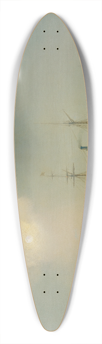 Josef Carl Berthold Pttner - Nachtfahrt in der Lagune 39.3 inch art pintail longboard deck