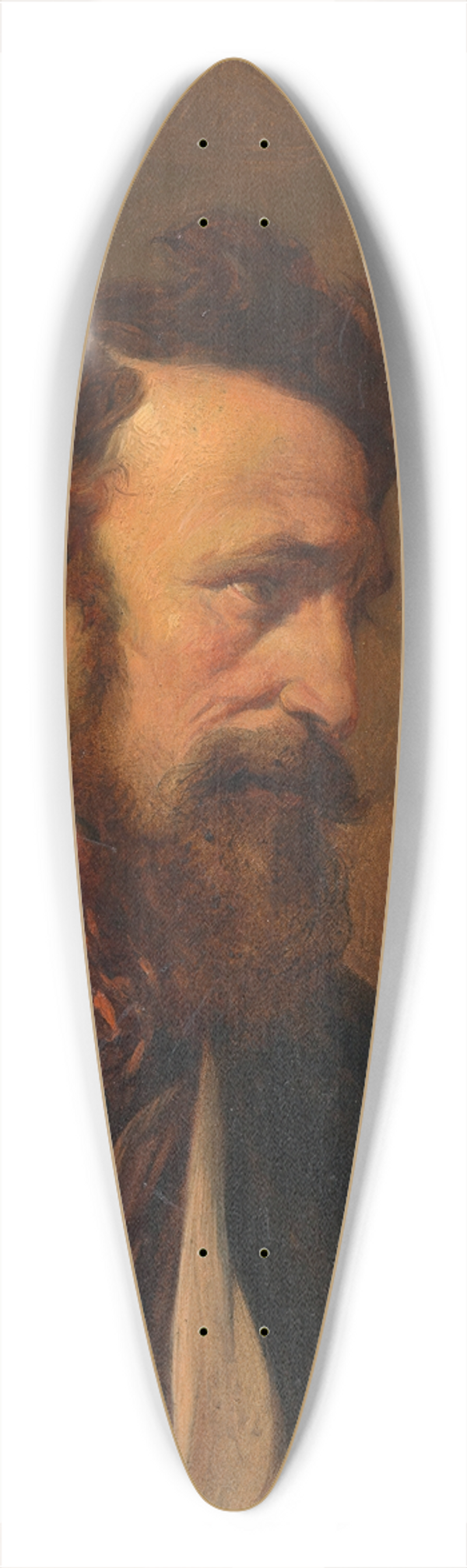 Josef Danhauser - Franz von Schober (Dichter, Librettist und Schauspieler) 39.3 inch art pintail longboard deck