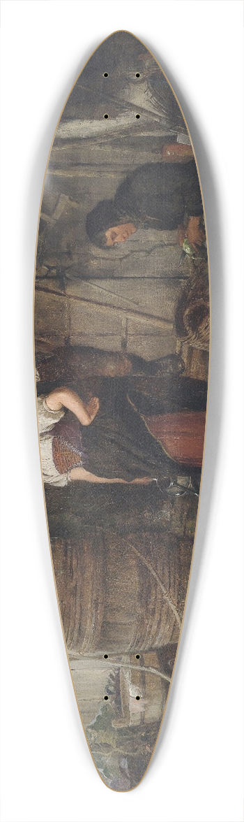 Josef Kinzel - Das Geheimnis 39.3 inch art pintail longboard deck