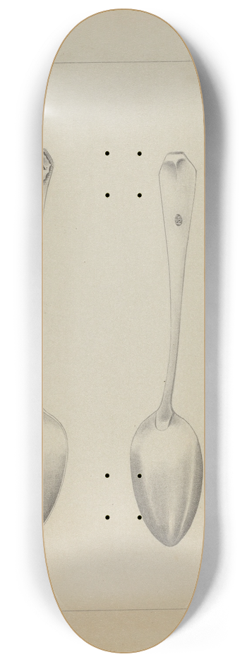 Charlotte Winter - Silver Spoon 8.25 inch art skate deck