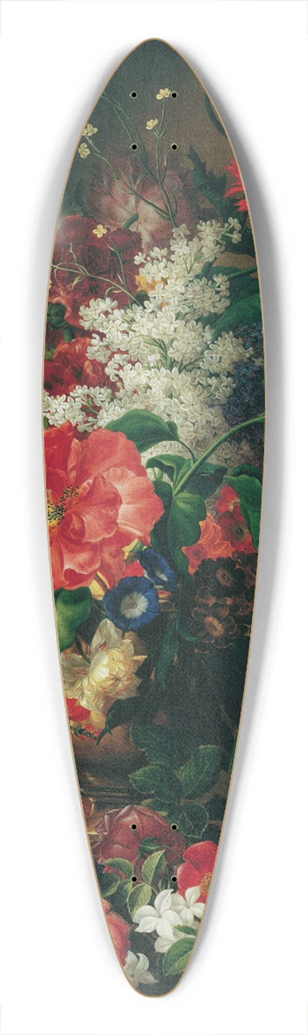 Josef Nigg - Blumenstrau 39.3 inch art pintail longboard deck