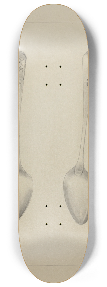 Charlotte Winter - Silver Spoon 8.25 inch art skate deck