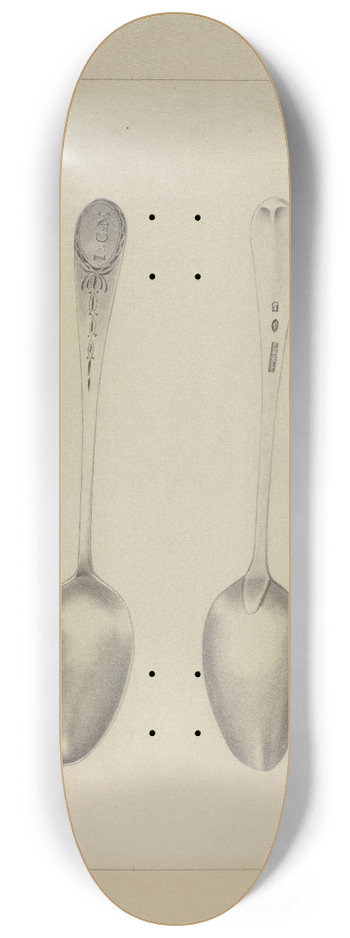 Charlotte Winter - Silver Spoon 8.25 inch art skate deck