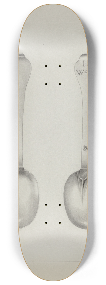 Charlotte Winter - Silver Spoon 8.25 inch art skate deck