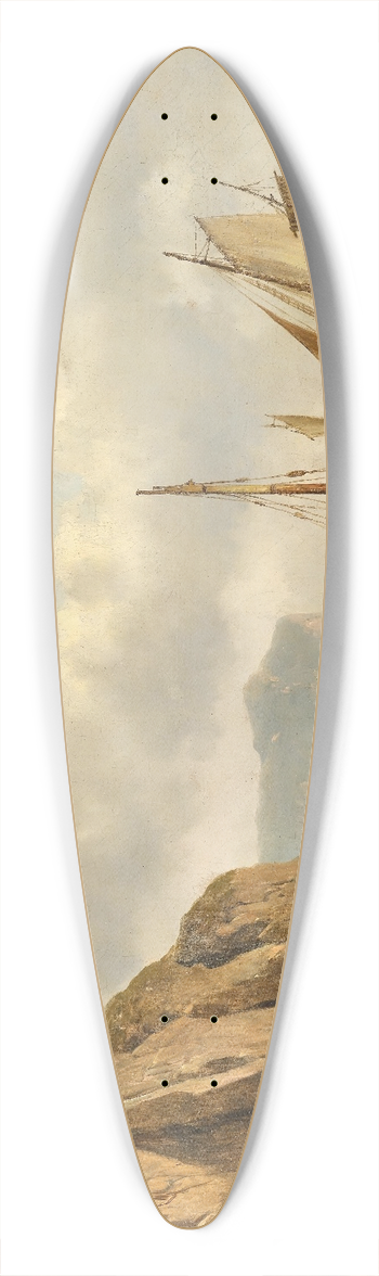 Josef Thoma - Franzsische Fischer 39.3 inch art pintail longboard deck