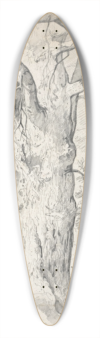 Josef Wopfner - Alte Eiche 39.3 inch art pintail longboard deck