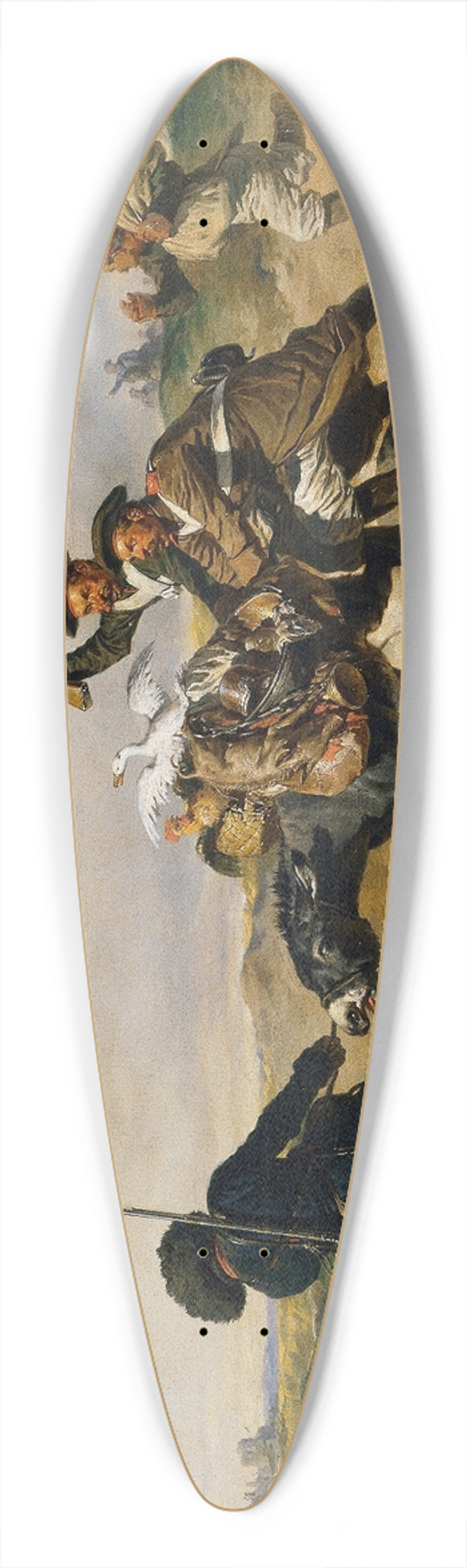 Joseph Anton Strassgschwandtner - On the prop 39.3 inch art pintail longboard deck