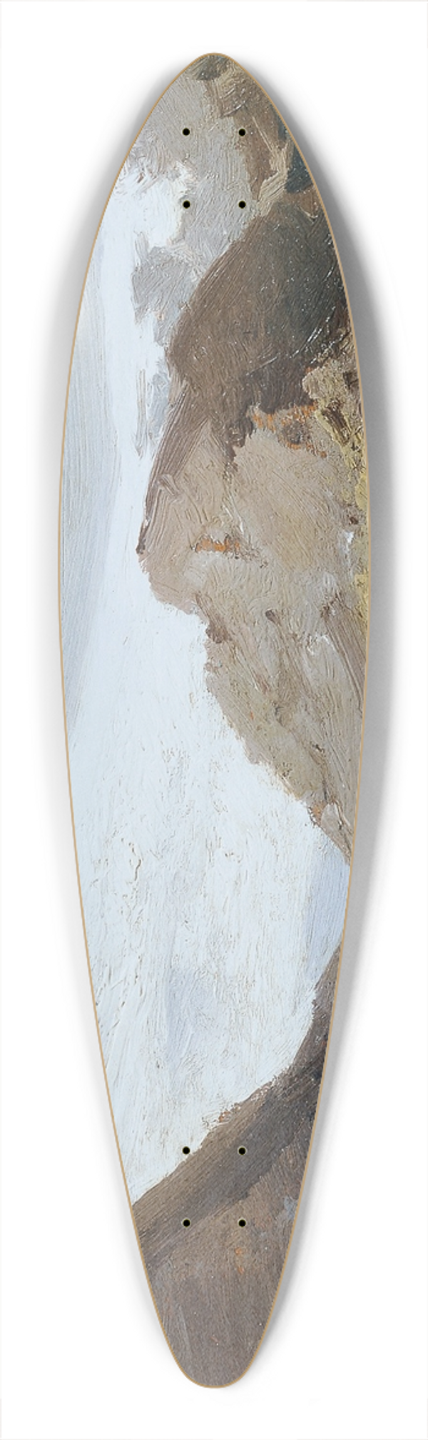 Joseph Brunner - Der Madatschgletscher 39.3 inch art pintail longboard deck