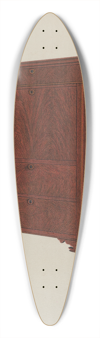 Joseph Cannella - Desk 39.3 inch art pintail longboard deck