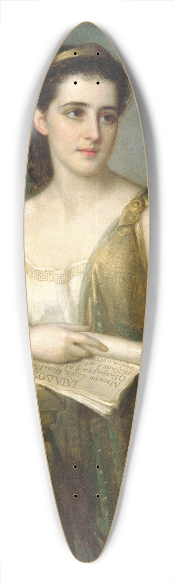 Joseph Fagnani - Calliope 39.3 inch art pintail longboard deck