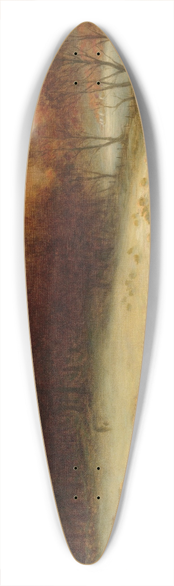 Joseph Farquharson - When The West With Evening Glows 39.3 inch art pintail longboard deck