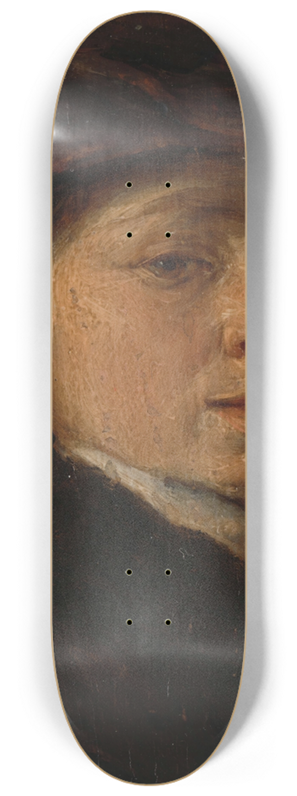 Adriaen van Ostade - Portrait of a Boy 8.25 inch art skate deck