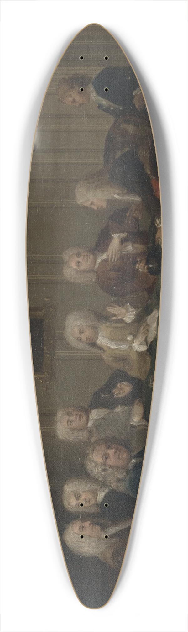 Joseph Highmore - A Club of Gentlemen 39.3 inch art pintail longboard deck