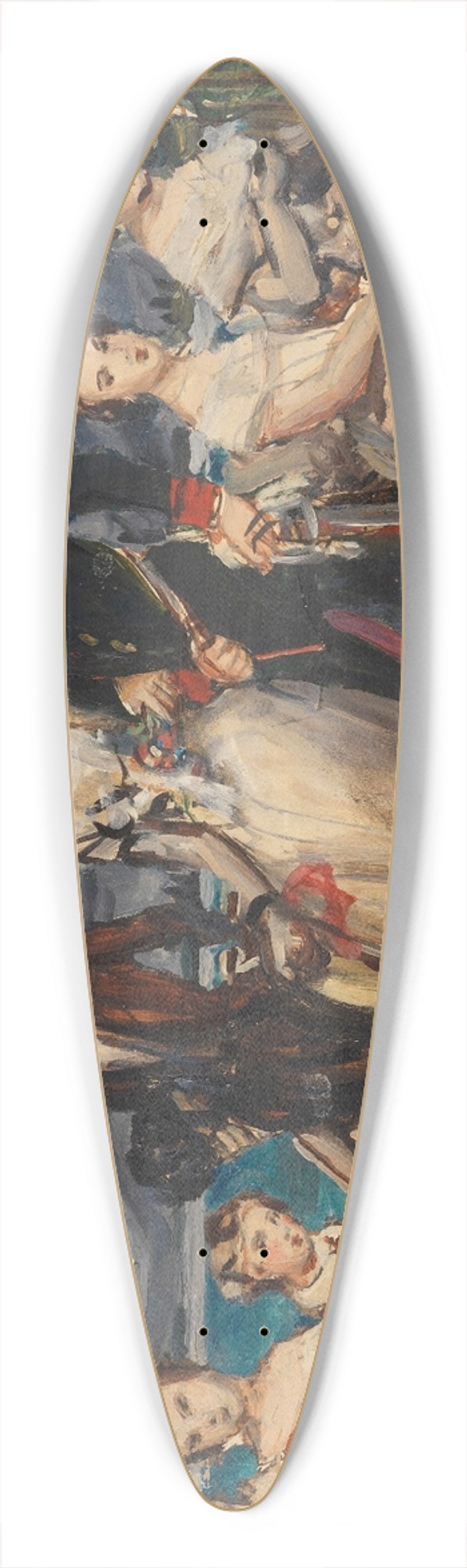 Joseph Karl Stieler - Studie zu dem Gemlde Die Geschwister der Kaiserin Elisabeth von sterreich 39.3 inch art pintail longboard deck