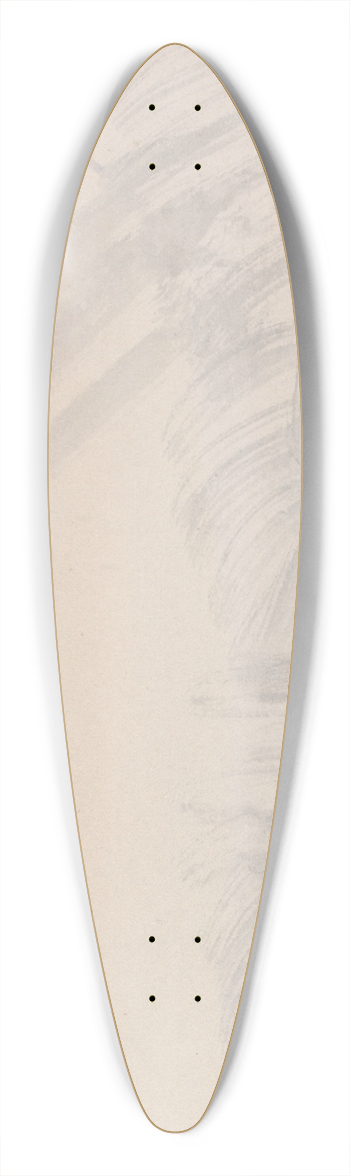 Joseph Mallord William Turner - The Channel Sketchbook 30 39.3 inch art pintail longboard deck