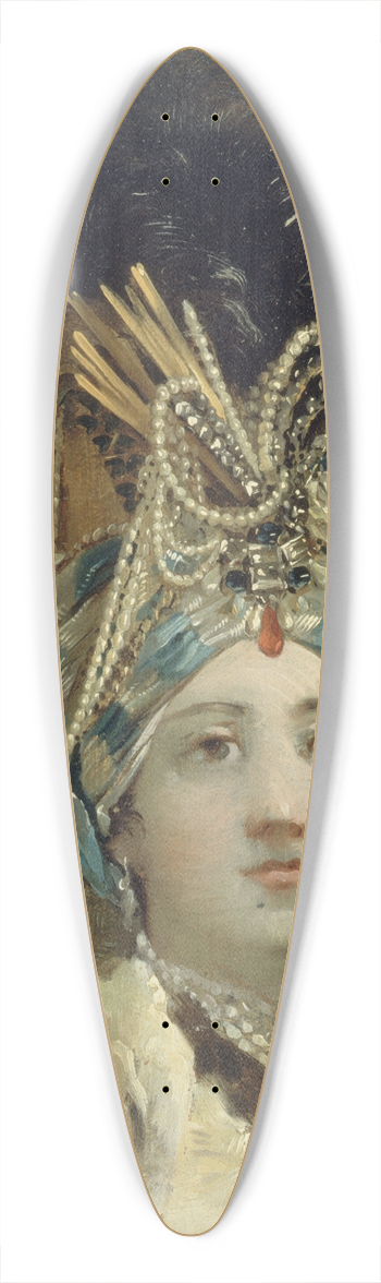 Joseph-Marie Vien - Sultane reine 39.3 inch art pintail longboard deck