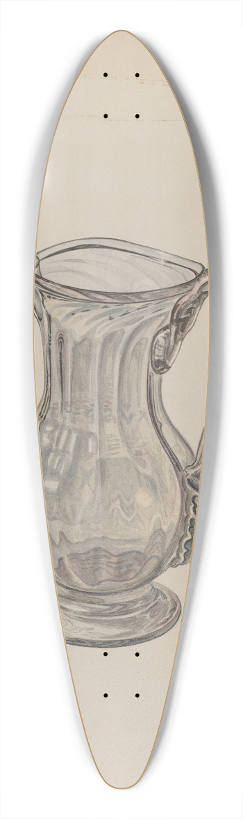 Joseph Mitry - Pitcher 39.3 inch art pintail longboard deck