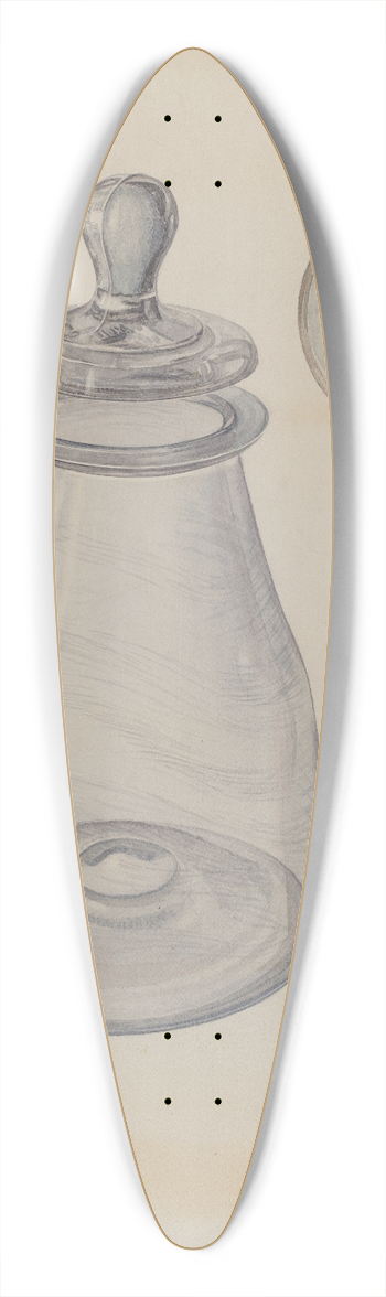 Joseph Mitry - Preserving Jar 39.3 inch art pintail longboard deck