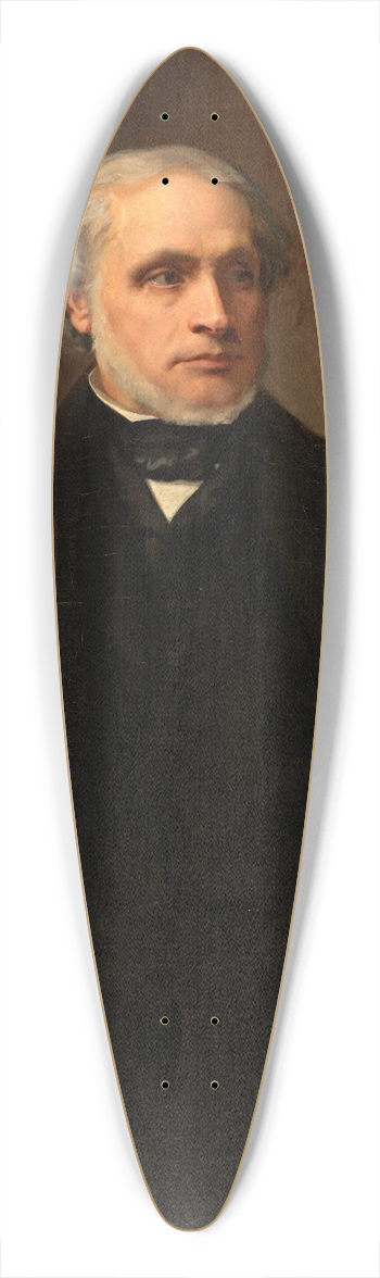 Joseph Nicolas Robert-Fleury - Self Portrait 39.3 inch art pintail longboard deck