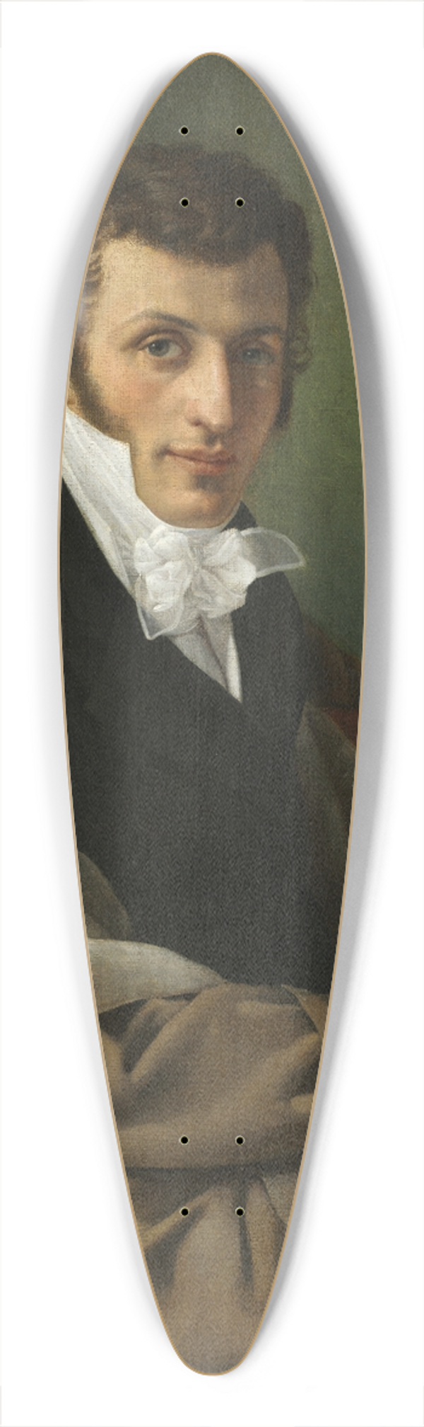 Joseph Paelinck - Self-Portrait 39.3 inch art pintail longboard deck