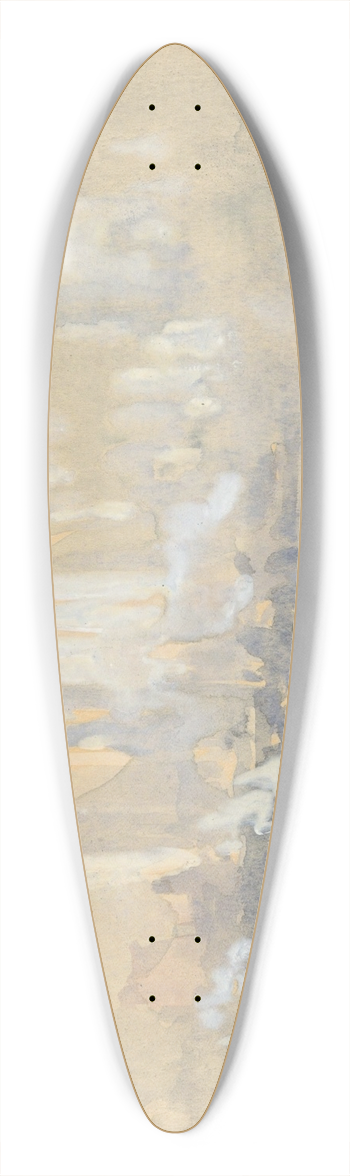 Joseph Pennell - Tugs 39.3 inch art pintail longboard deck