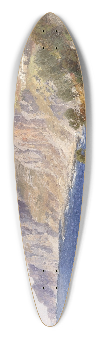 Joseph Schoyerer - Blick auf Capri 39.3 inch art pintail longboard deck