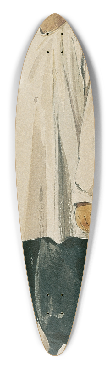 Joseph Selleny - Chinese 39.3 inch art pintail longboard deck