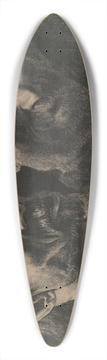Joseph Stella - Miners 39.3 inch art pintail longboard deck