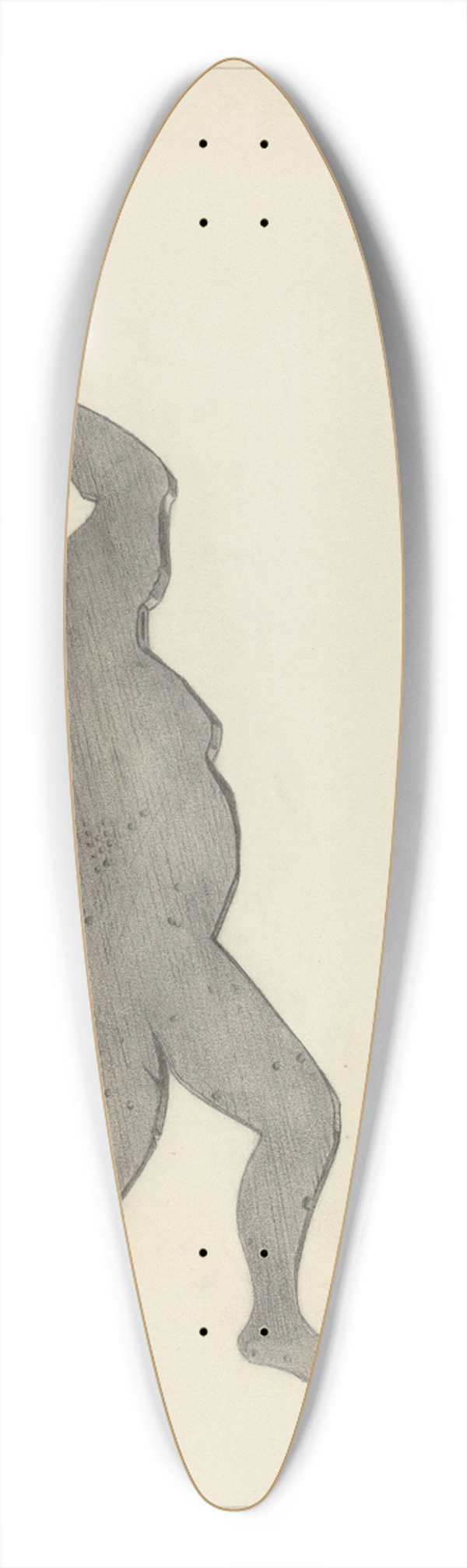 Joseph Stonefield - Weather Vane 39.3 inch art pintail longboard deck