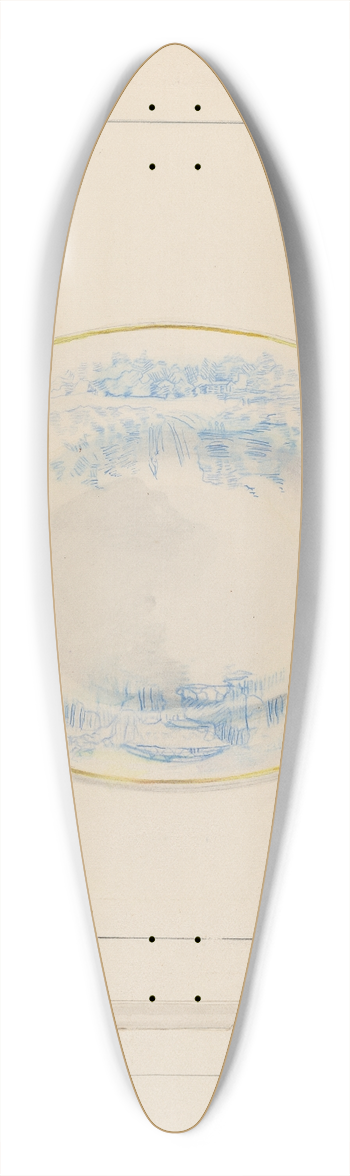 Joseph Sudek - Plate 39.3 inch art pintail longboard deck